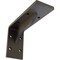 Ekena Millwork Embrey Steel Bracket, Hammered Dark Bronze 2"W x 6"D x 3 3/4"H BKTM02X06X03EBHDB - alternate 1